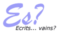 Ecrits vains : site éditeur et revue littéraire en ligne
